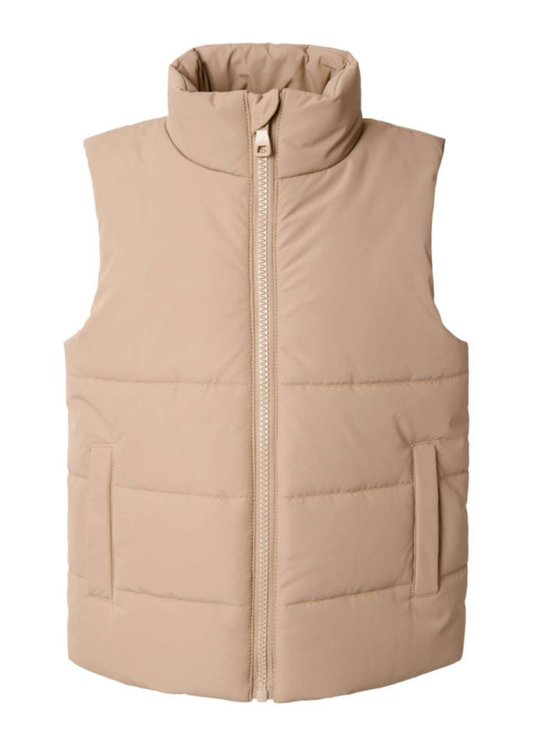 Taupe Padded Gilet
