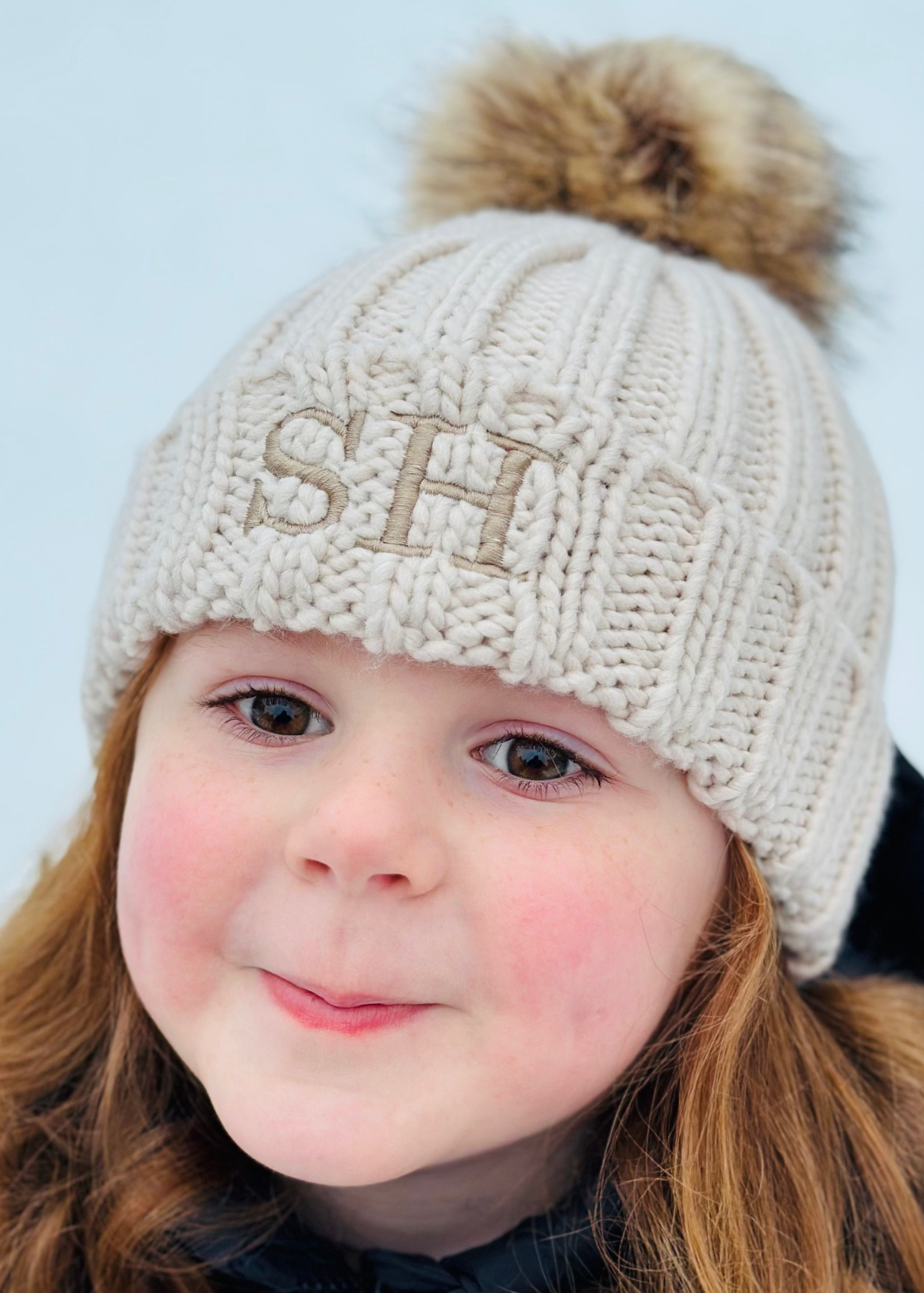 Chunky Knit Bobble Hat