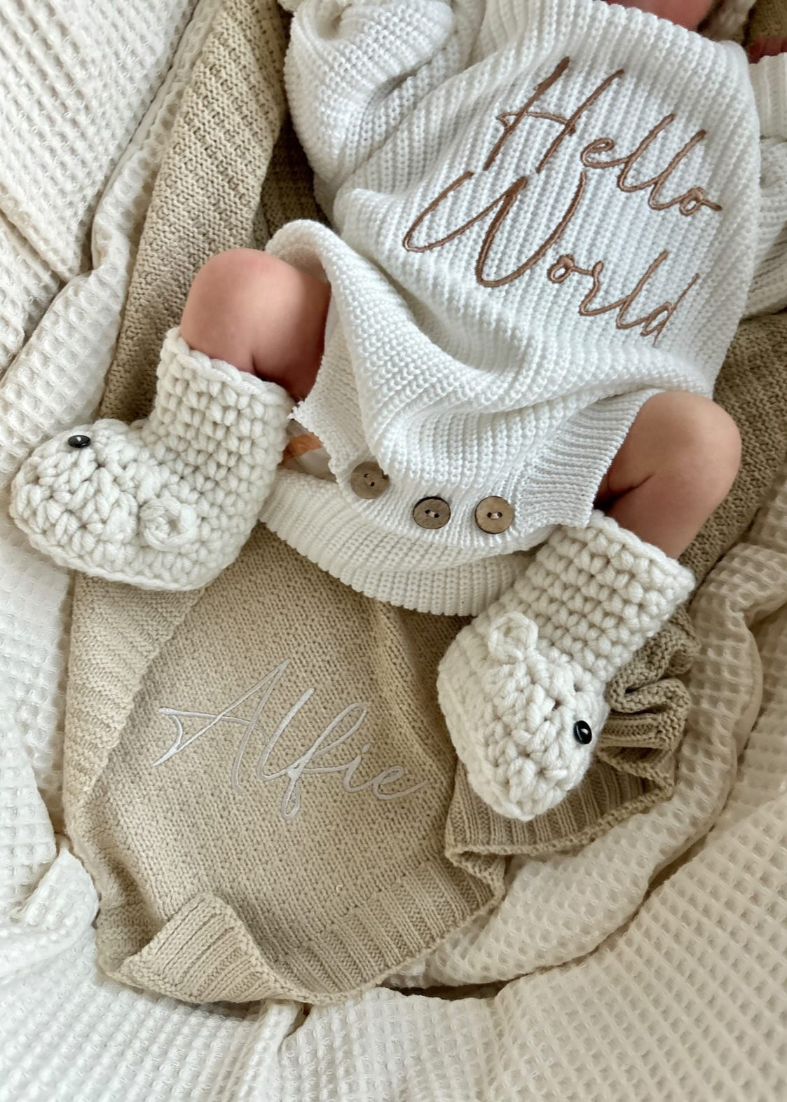 Knitted Baby Romper