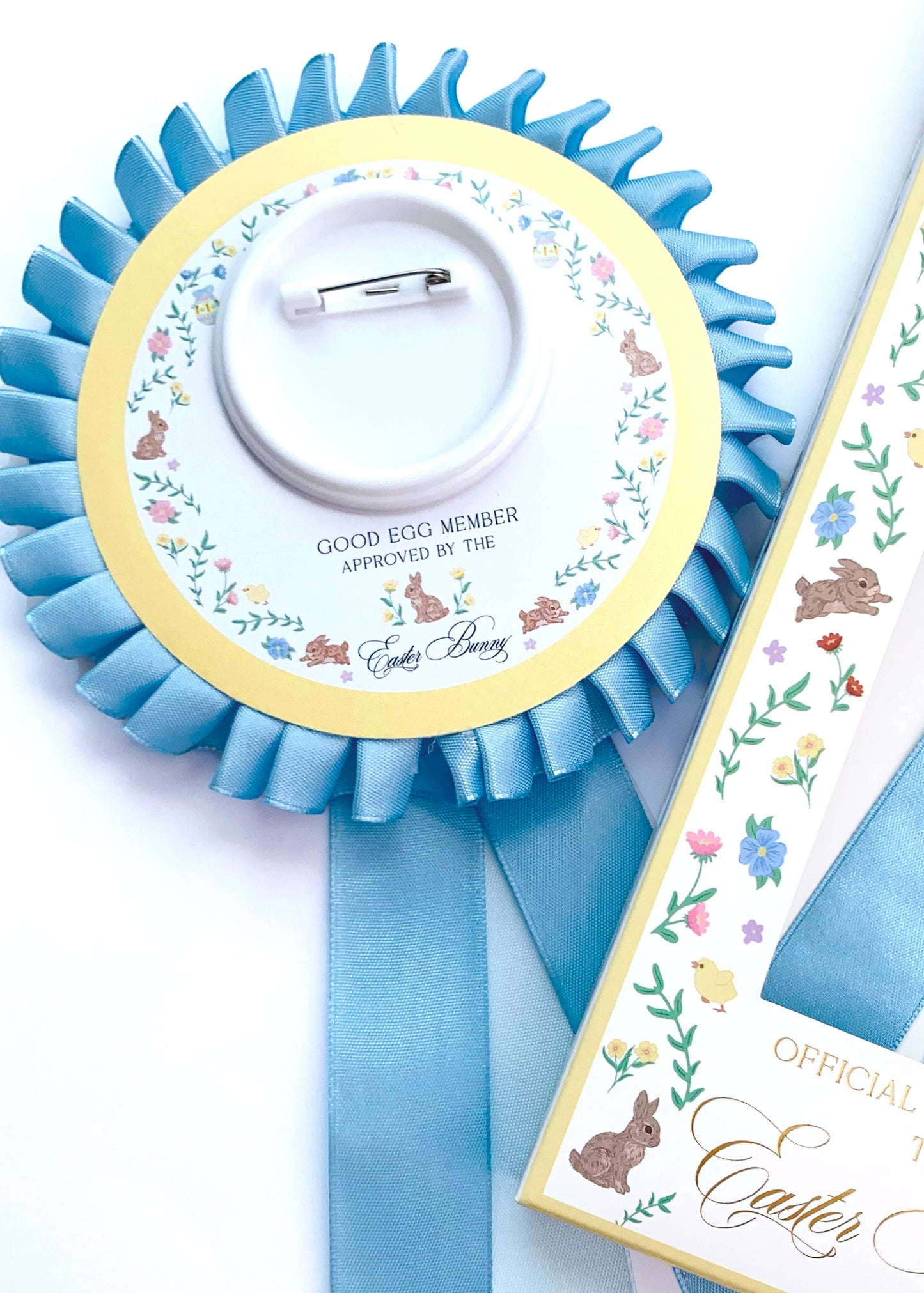 Good Egg Member Easter Rosette - Blue