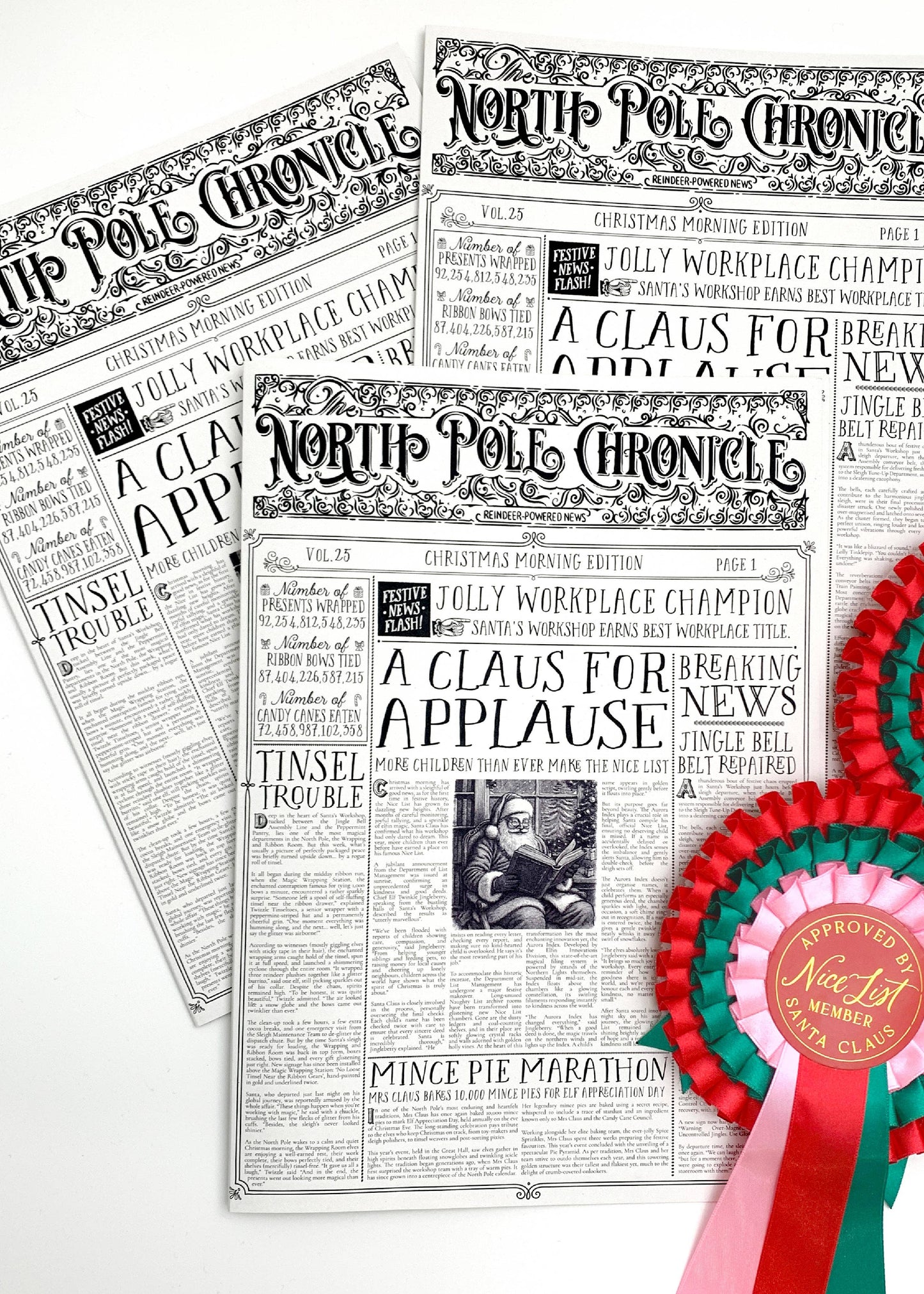 Christmas Newspaper Activity Booklet