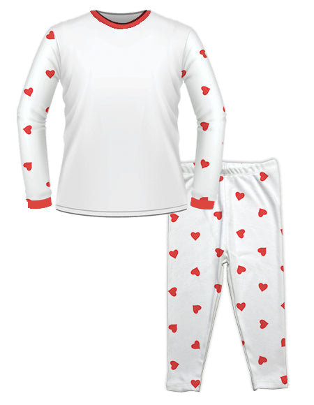 Heart Valentines Pyjamas