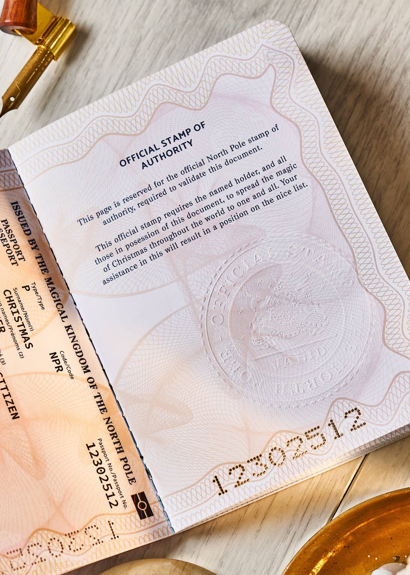 Santa Claus Christmas Passport