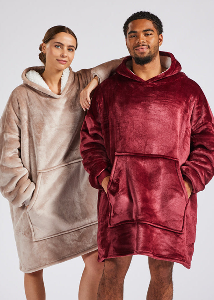 Adults Oversized Hooded Blanket | Cosy Fleece Hoodie