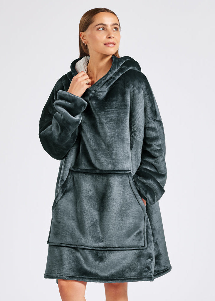 Adults Oversized Hooded Blanket | Cosy Fleece Hoodie