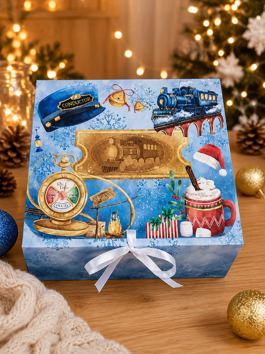 NEW Polar Express Blue Gift Box