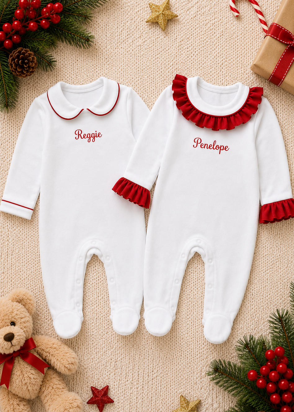 NEW Traditional Christmas Romper