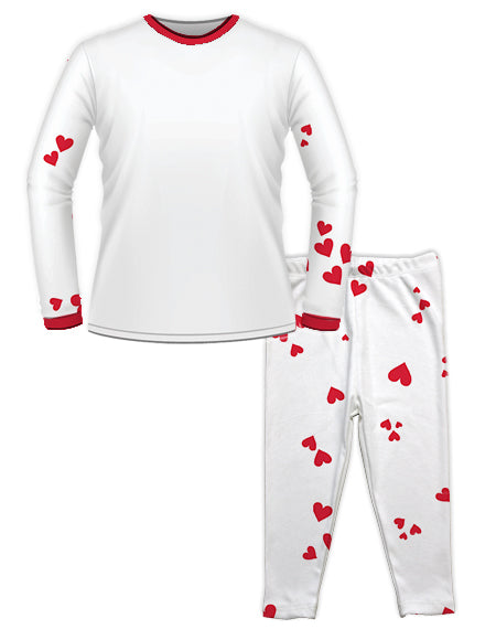 Heart Valentines Pyjamas