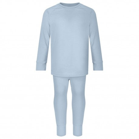 Dusty Blue Tie Waist Loungewear