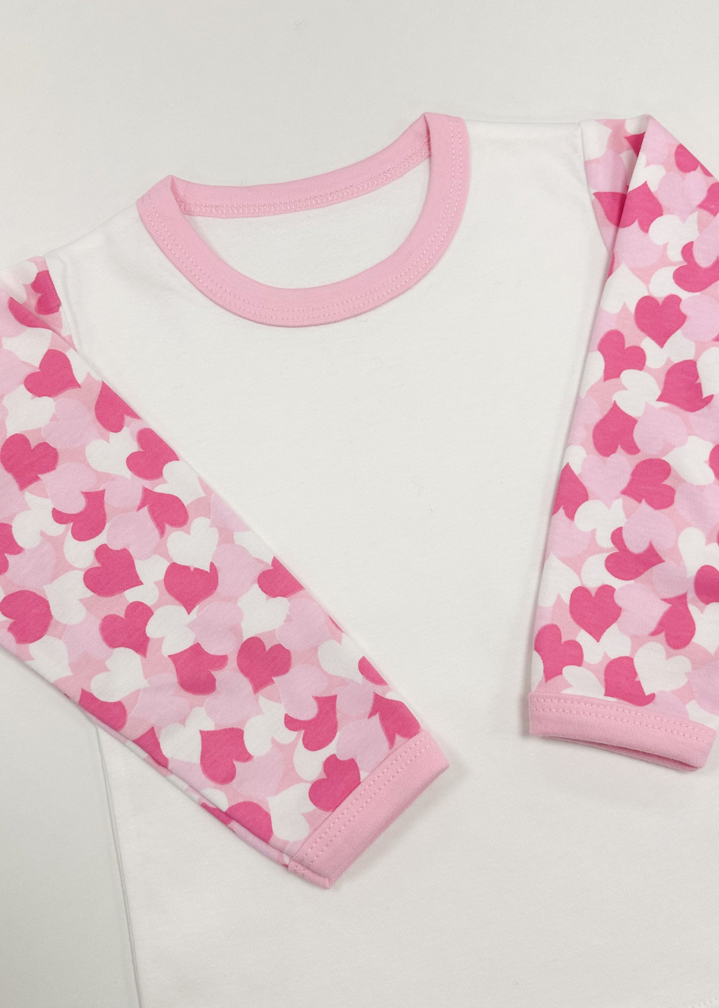 Pink Hearts Valentines Romper