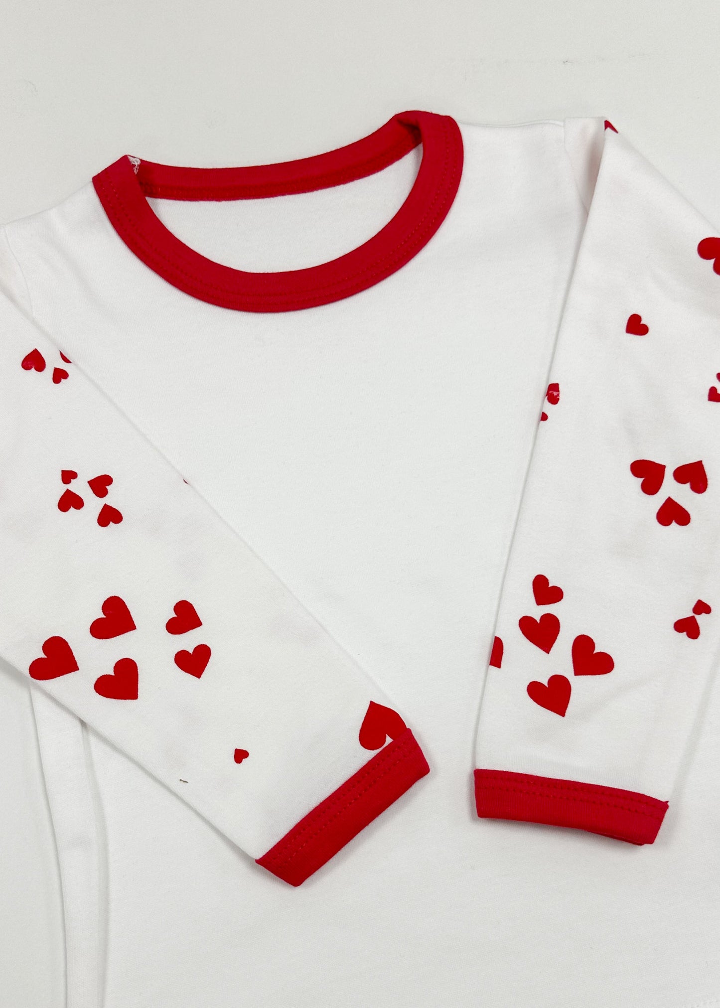 Cluster Heart Valentines Romper