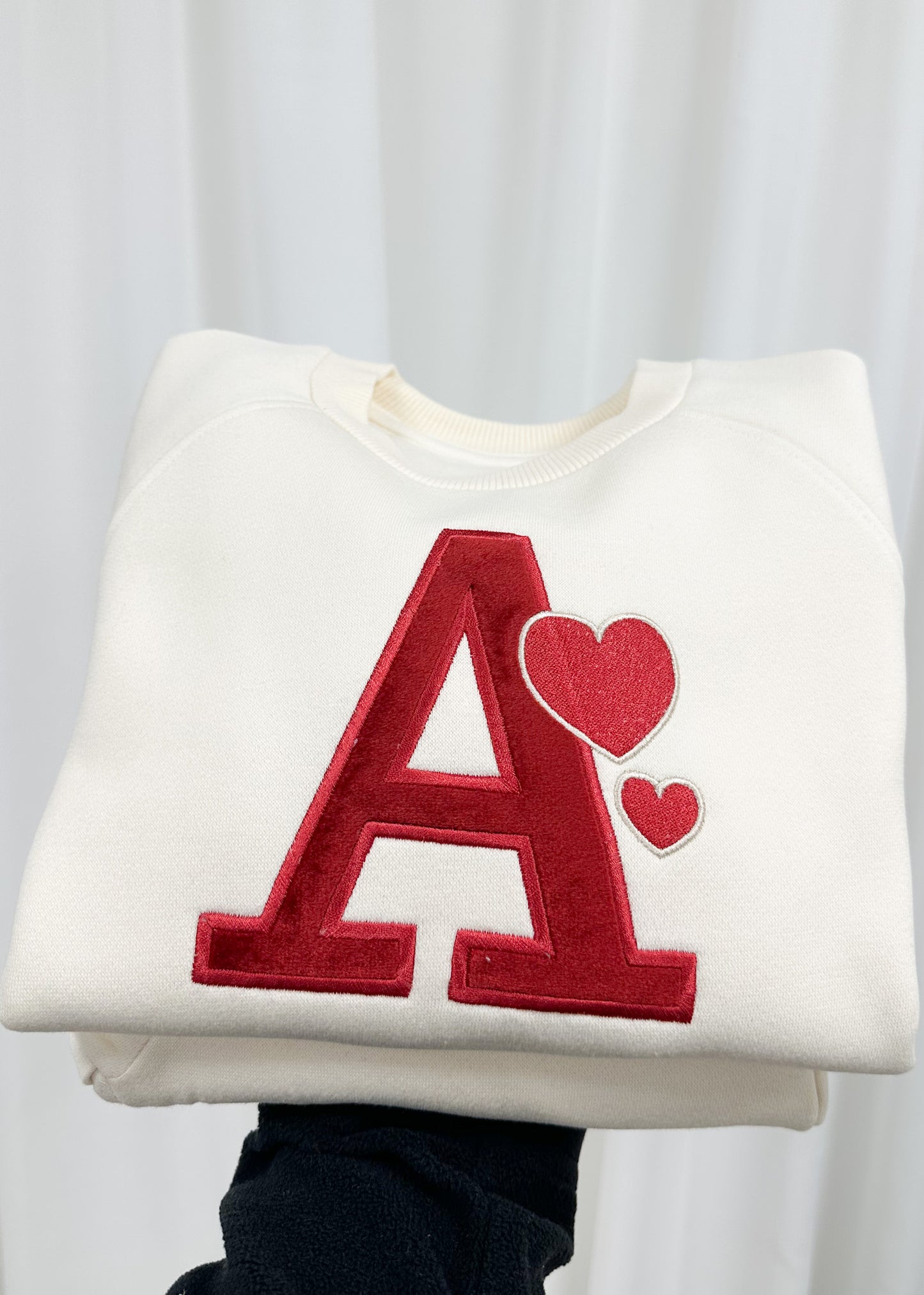 Applique Valentines Oat Loungewear Set