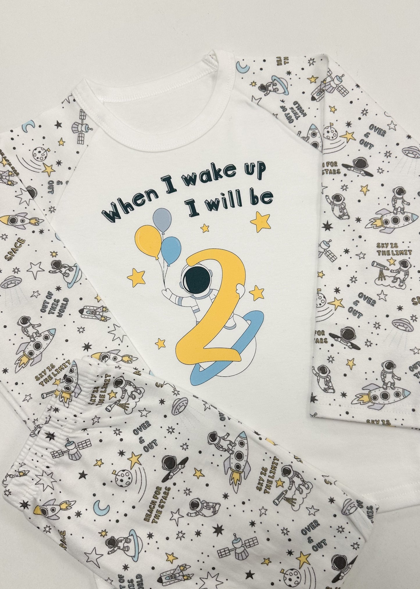 Space Birthday Pyjamas