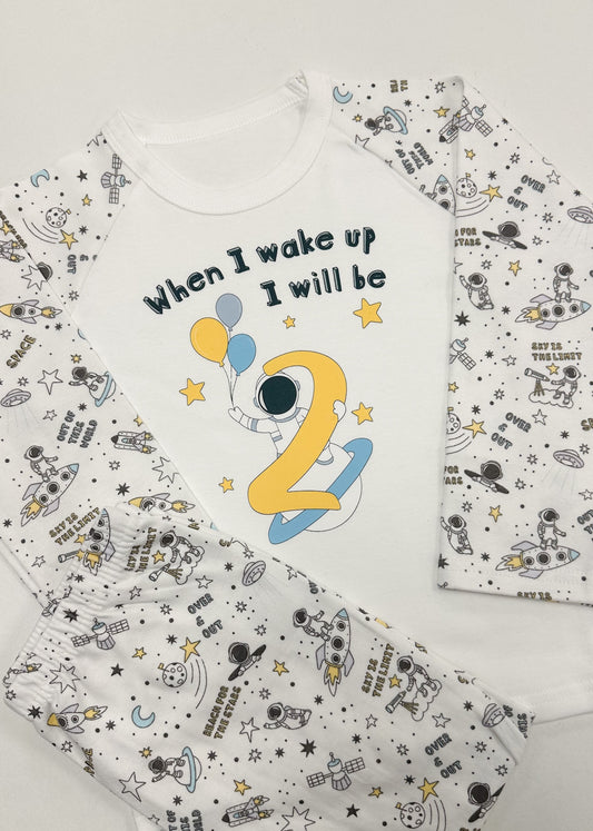 Space Birthday Pyjamas