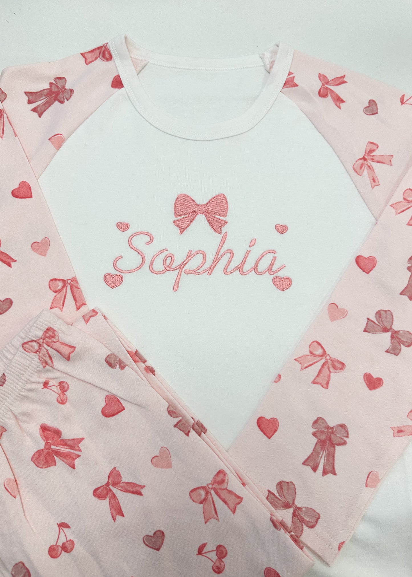 Bow Print Pjs