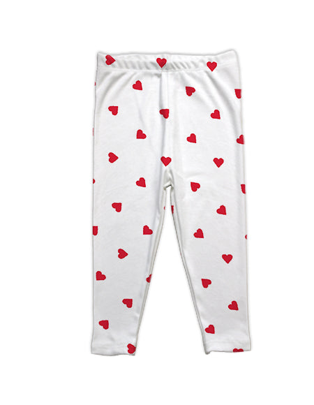 Small Heart Valentines Leggings