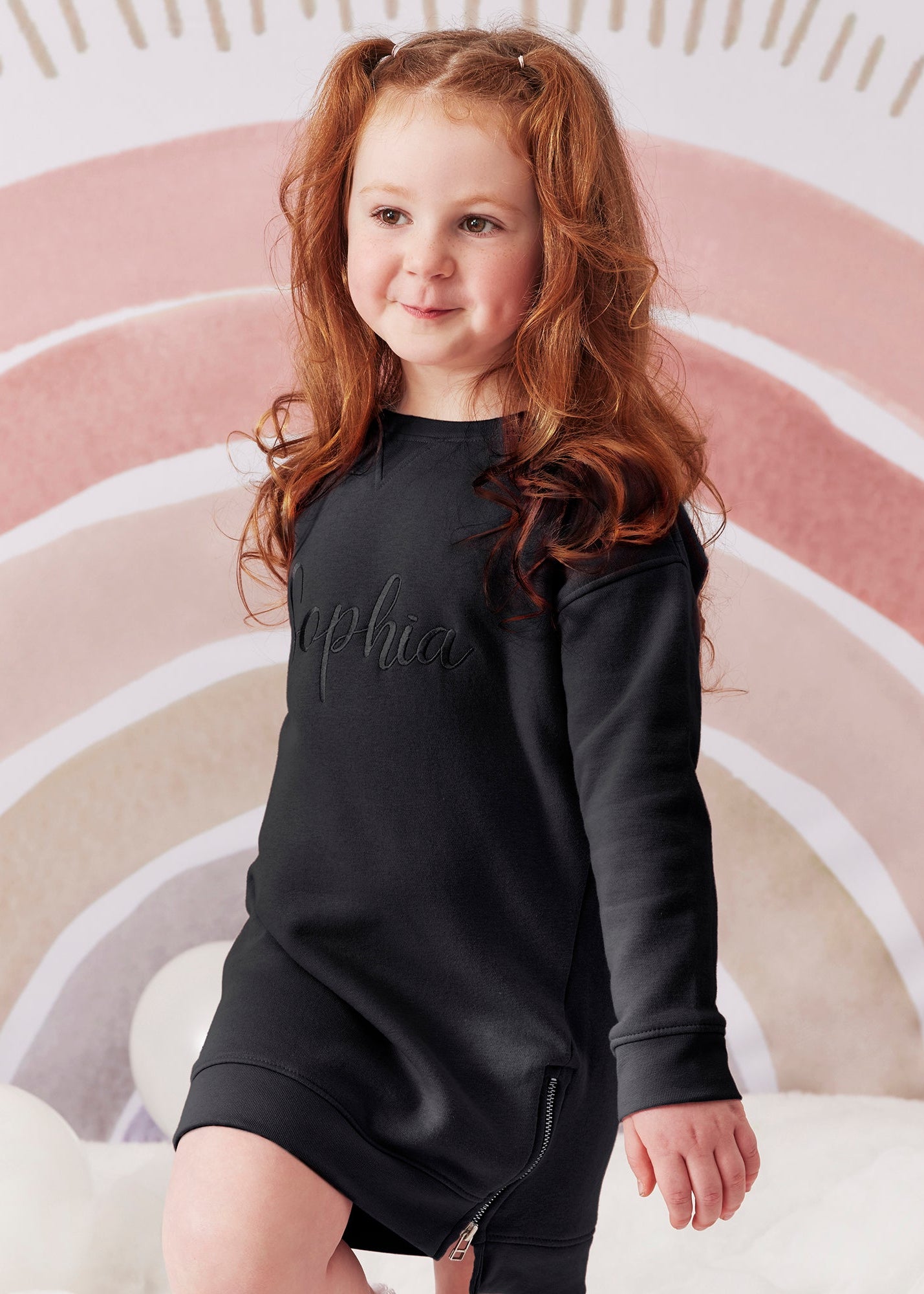 Zipped Sweater Dress