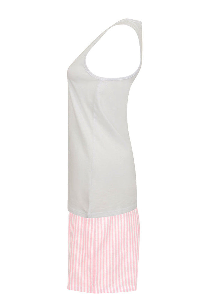 Pink Stripe Short Pyjamas