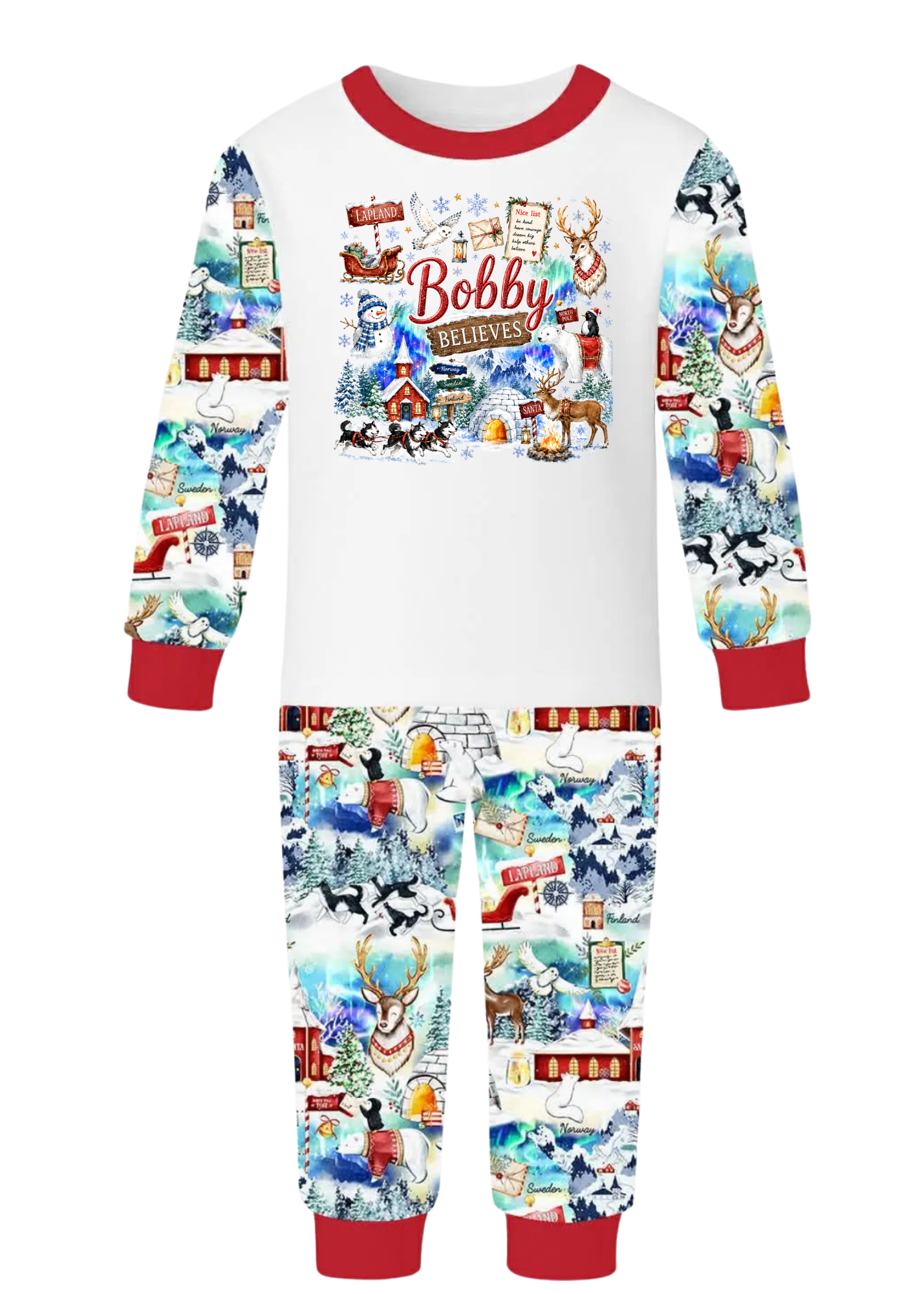 NEW Kids Lapland Pjs