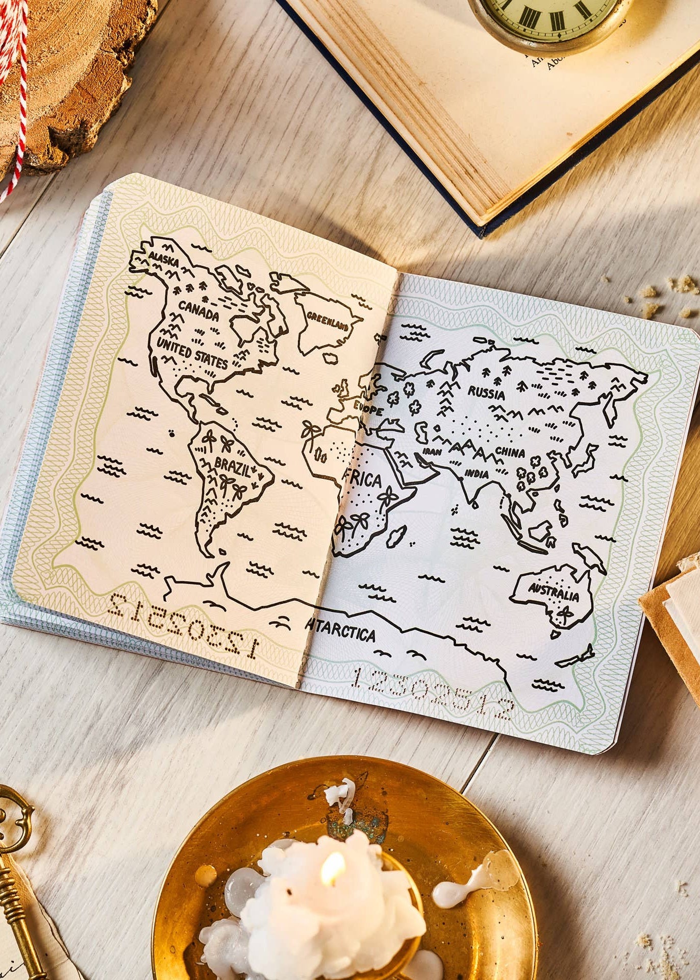 Santa Claus Christmas Passport