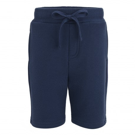 Navy Tie Waist Shorts