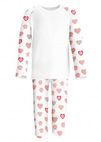 Hearts & Flowers Valentines Pyjamas