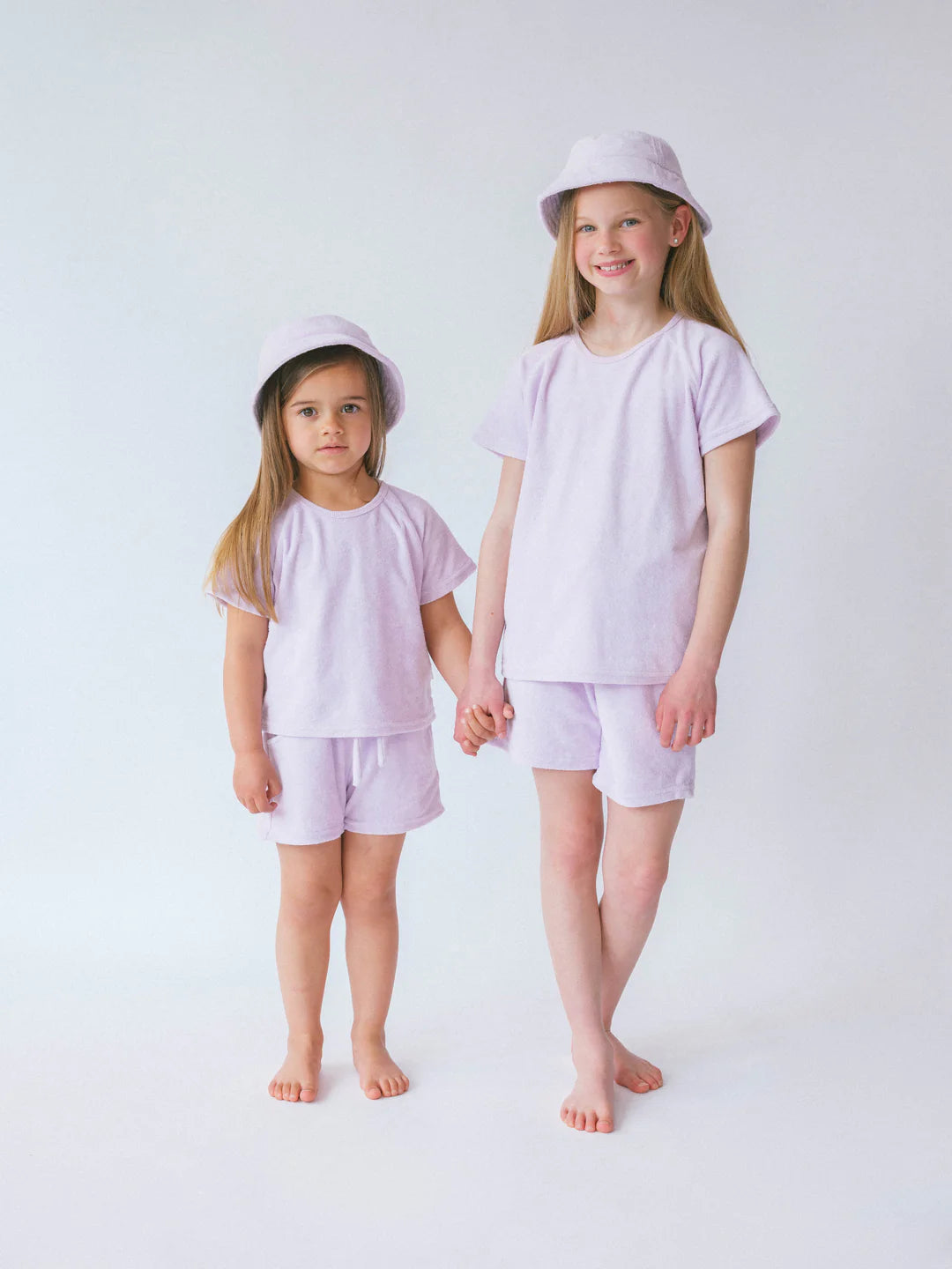 Towelling Shorts Set & Bucket Hat