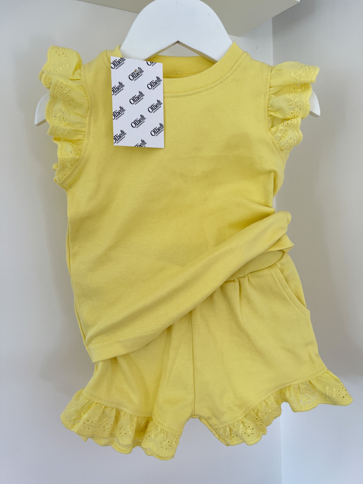 Frill Tee & Shorts Set