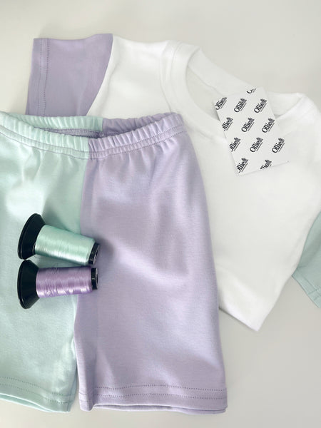 Lilac & Mint Handmade Short Loungewear