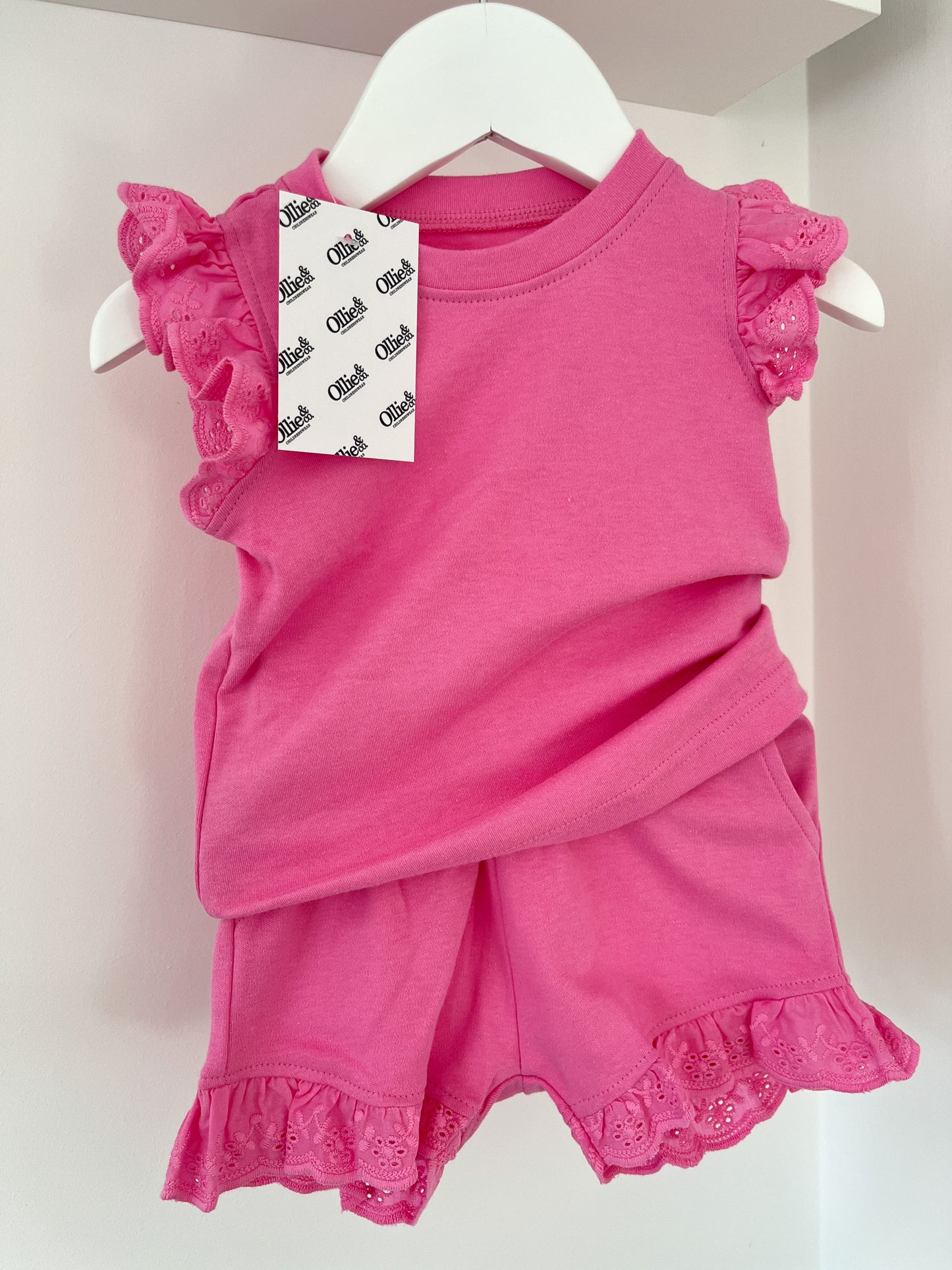 Frill Tee & Shorts Set