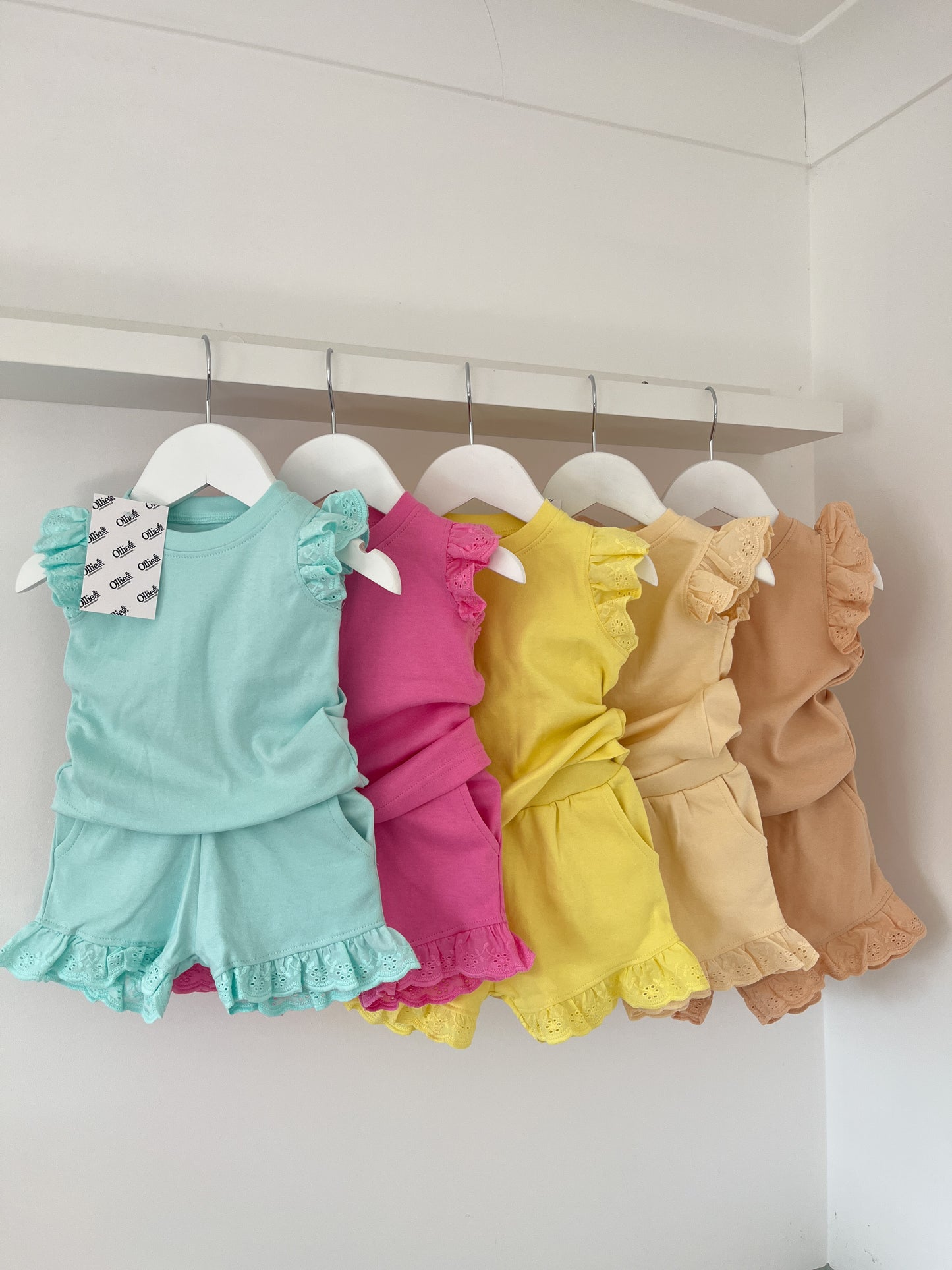 Frill Tee & Shorts Set