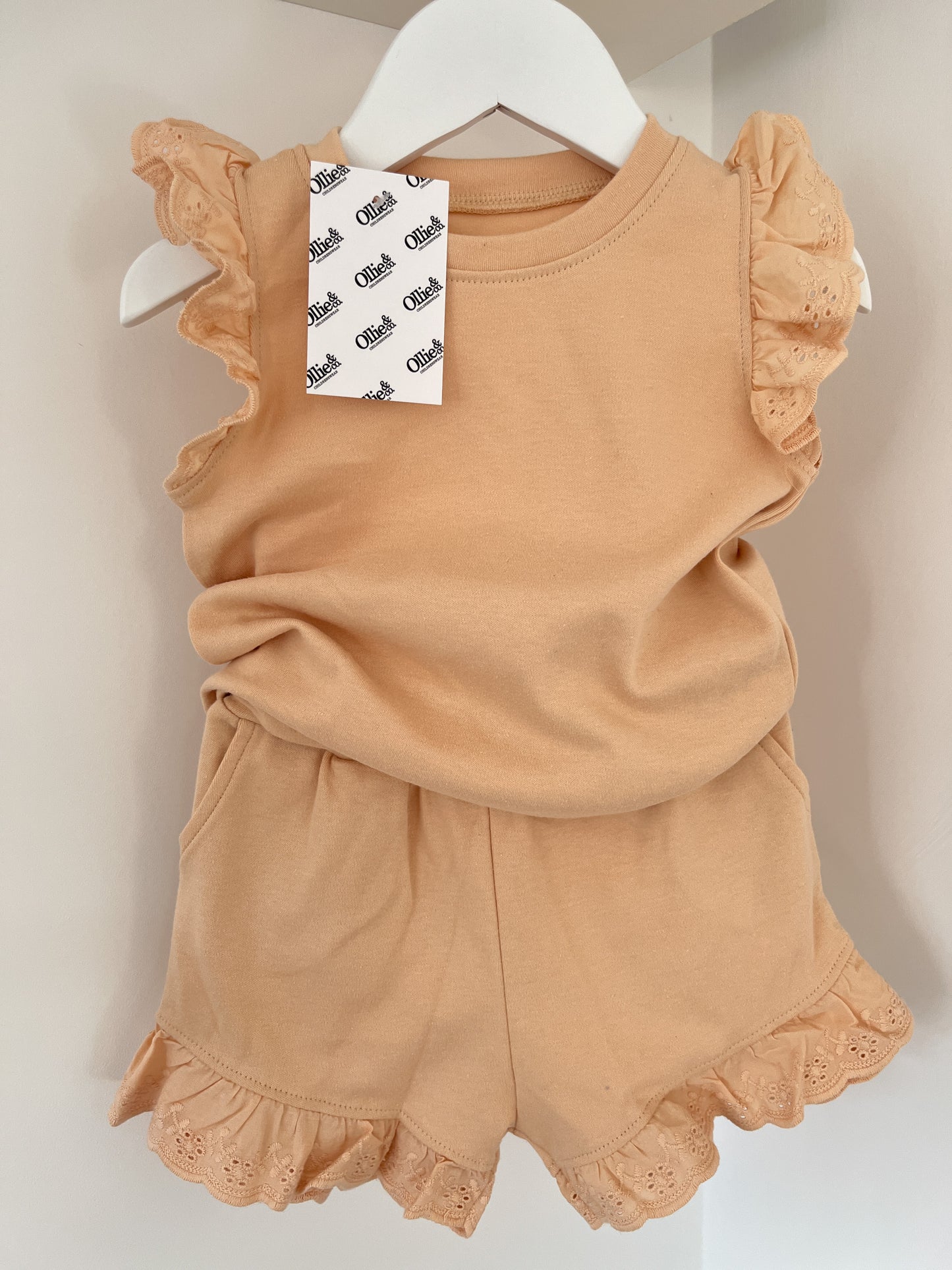 Frill Tee & Shorts Set