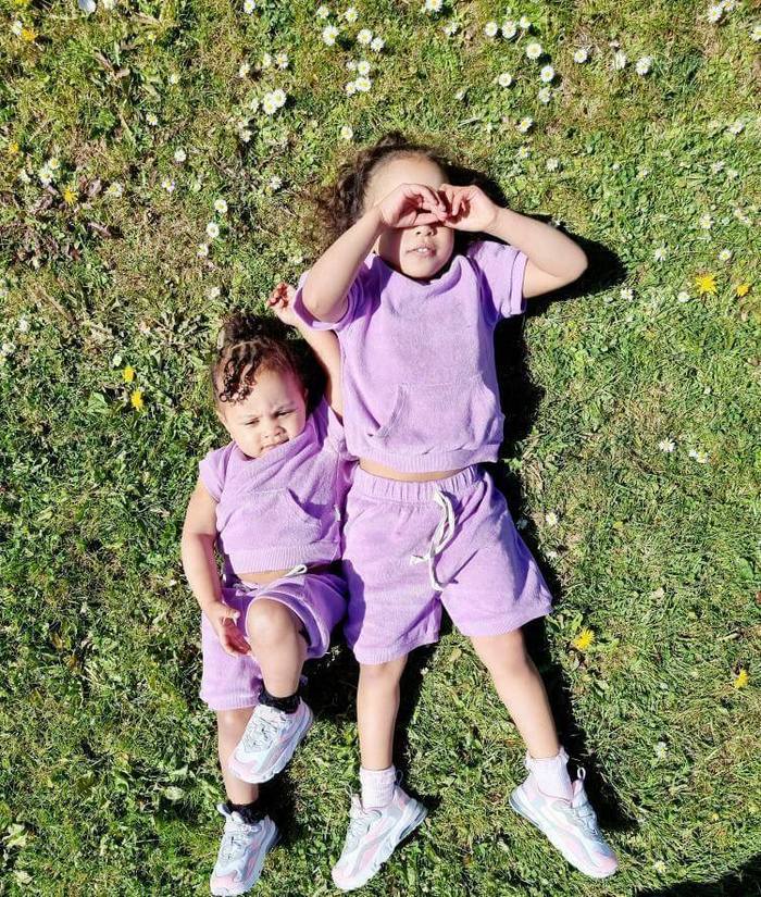 Lilac Towelling Short Loungewear