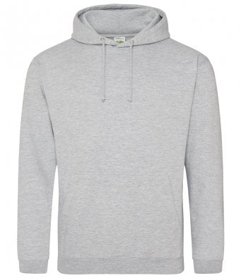 Heather Grey Signature Adults Hoodie