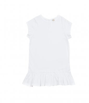 White Frill Tee