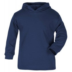 Navy Cotton Hoodie