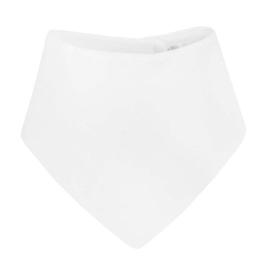 White Bandana Bib