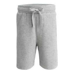 Grey Cotton Tie Waist Shorts