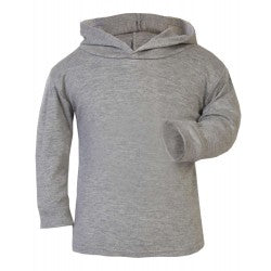 Grey Cotton Hoodie