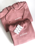 Dusty Pink Signature Adults Hoodie