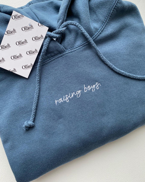 Airforce Blue Signature Adults Hoodie