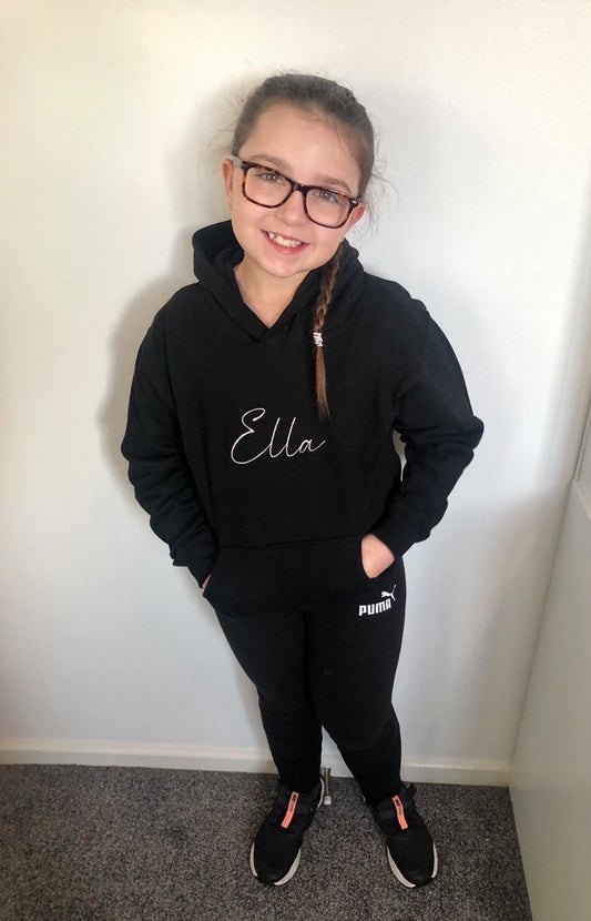 Black Signature Kids Hoodie