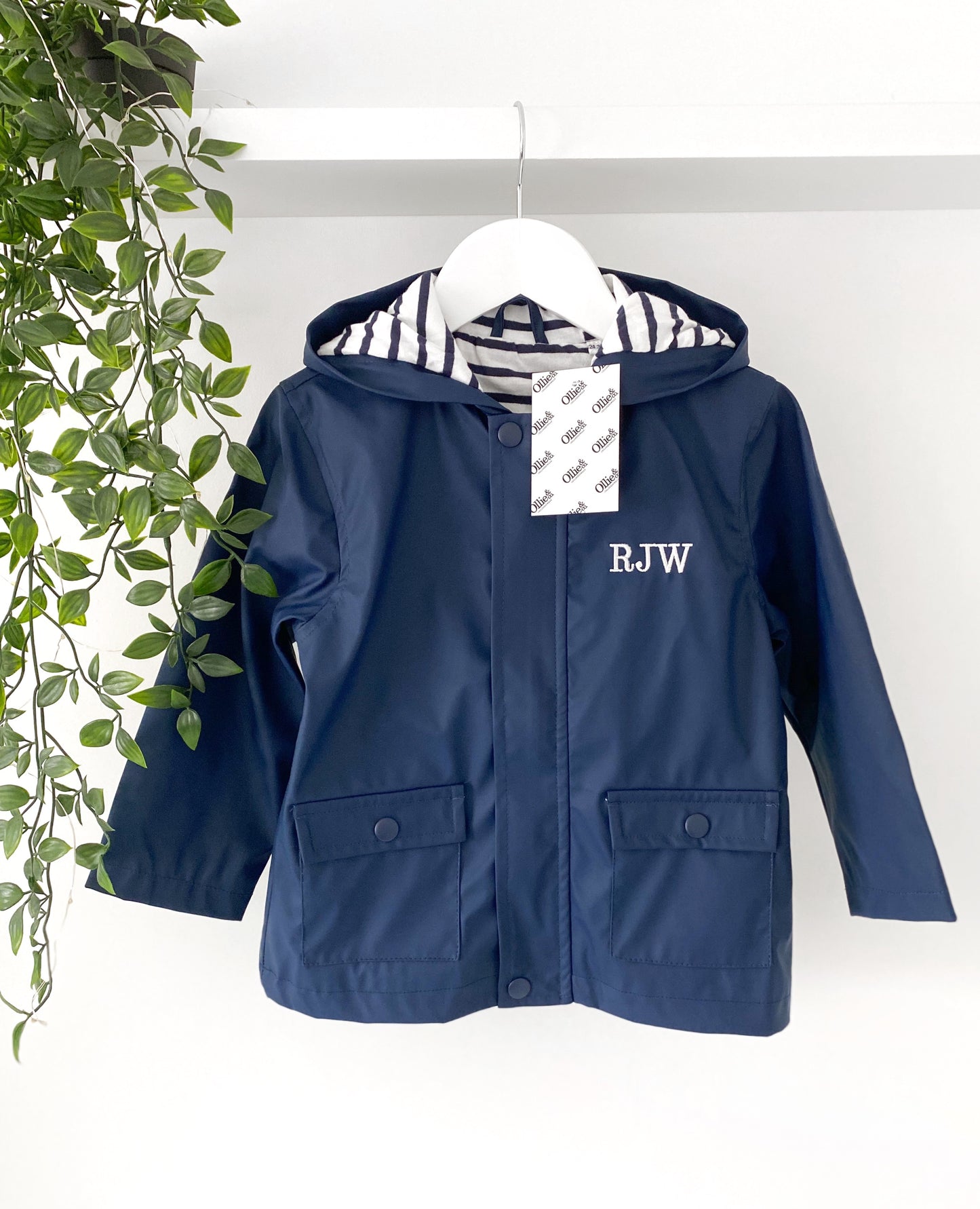 Navy Rain Jacket