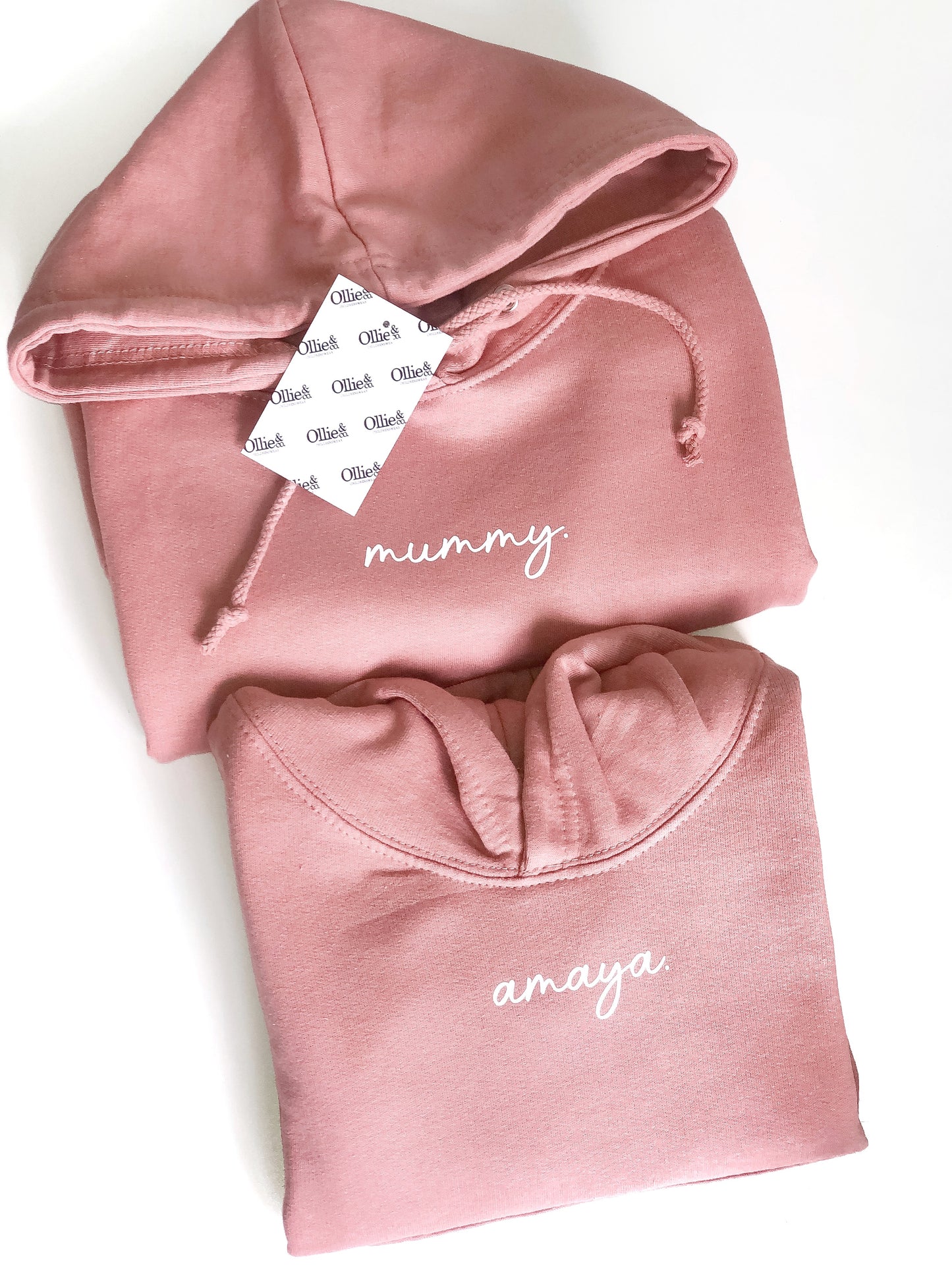 Dusty Pink Signature Kids Hoodie