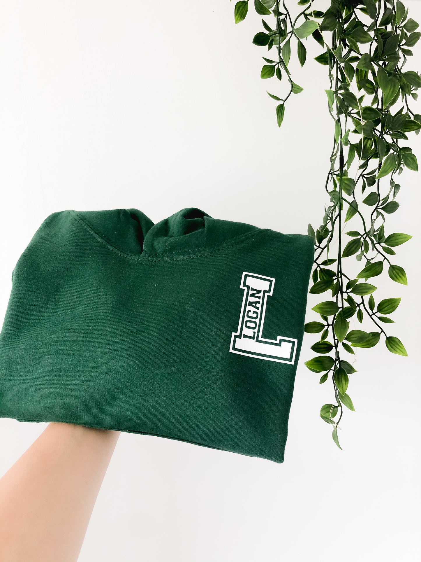 Bottle Green Signature Kids Hoodie