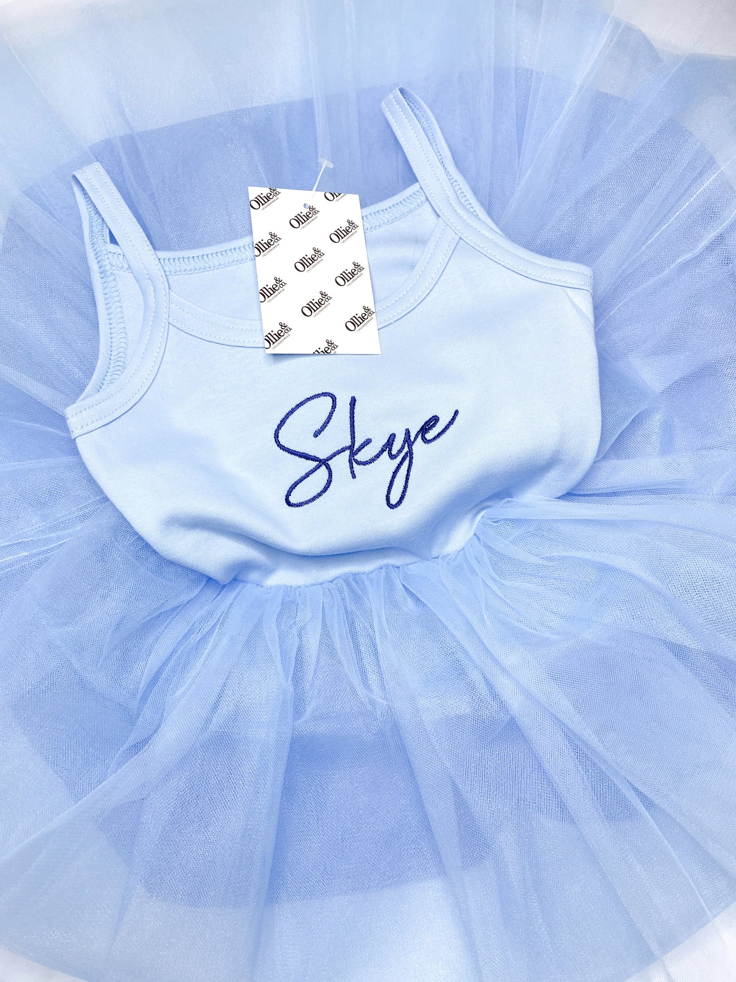 Pale Blue Tutu Dress