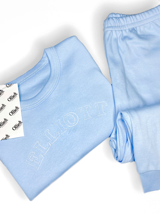 Light Blue Handmade Loungewear