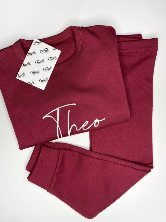 Maroon Handmade Loungewear