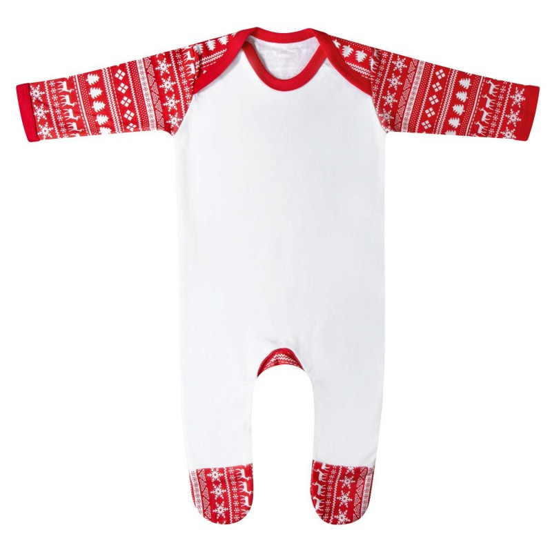 Classic Christmas Baby Romper